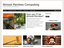 Tablet Screenshot of almost-painless.com